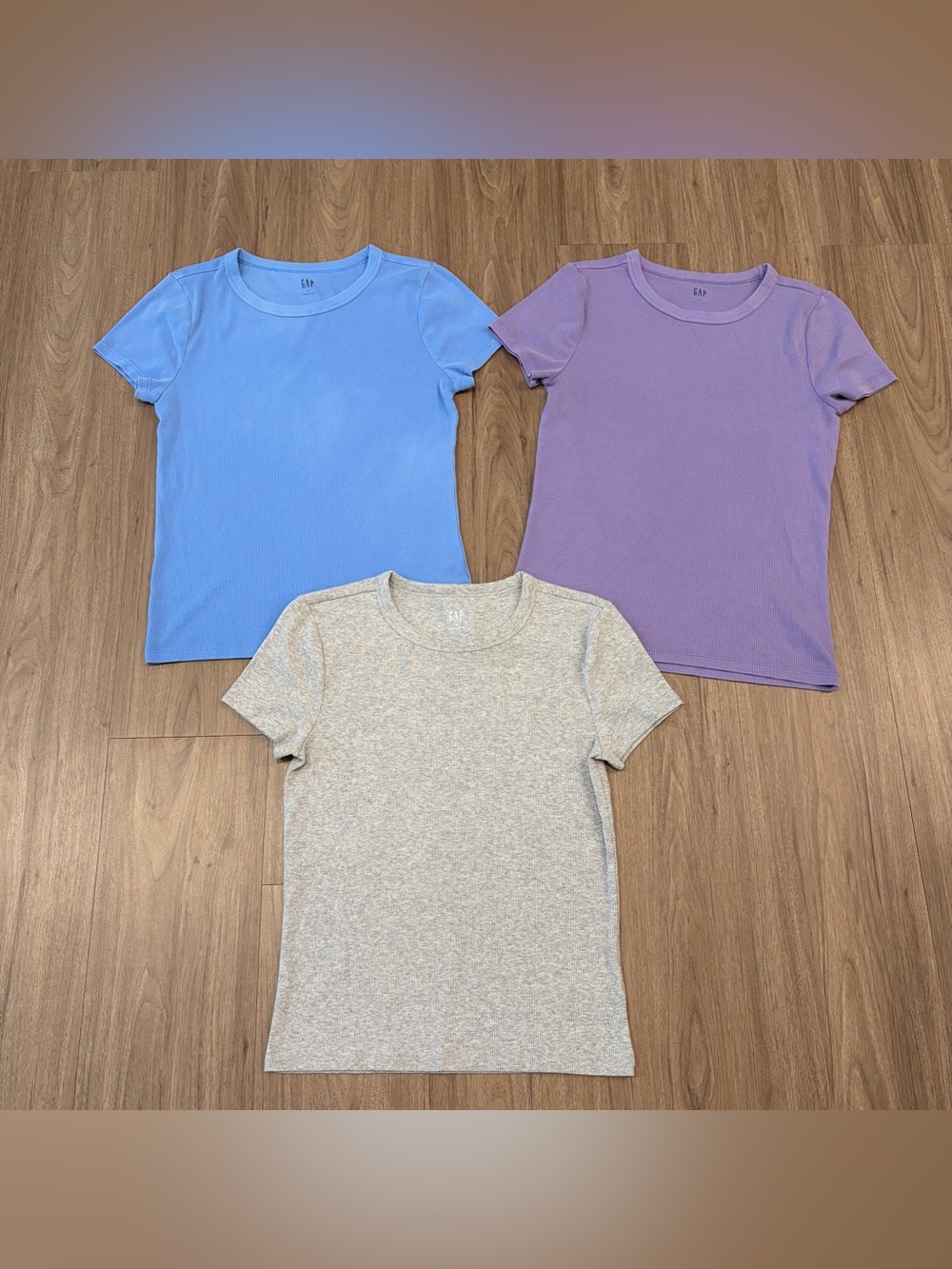 Gap Ribbed Crewneck T-Shirts